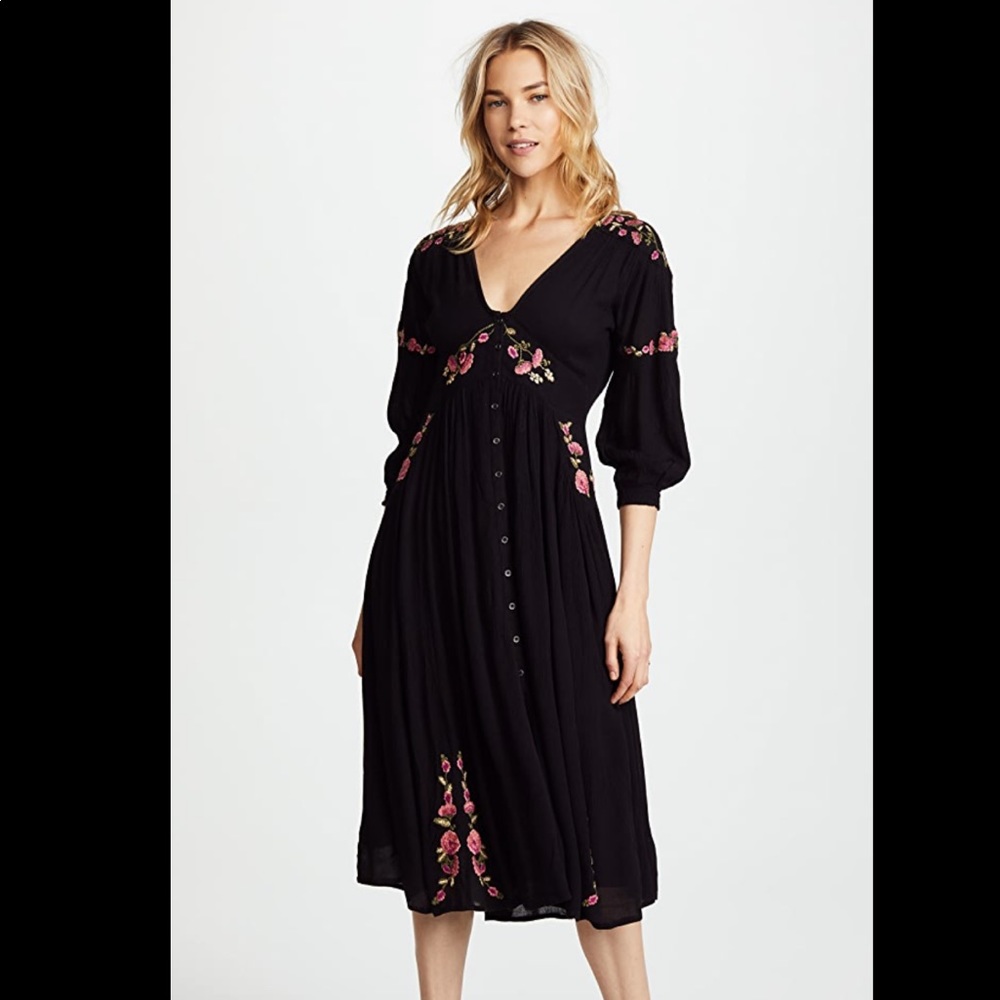 Free People Day Glow Midi Dress